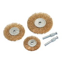 Clarke 1801562 CHT562 - 3 piece Wire Brush Set