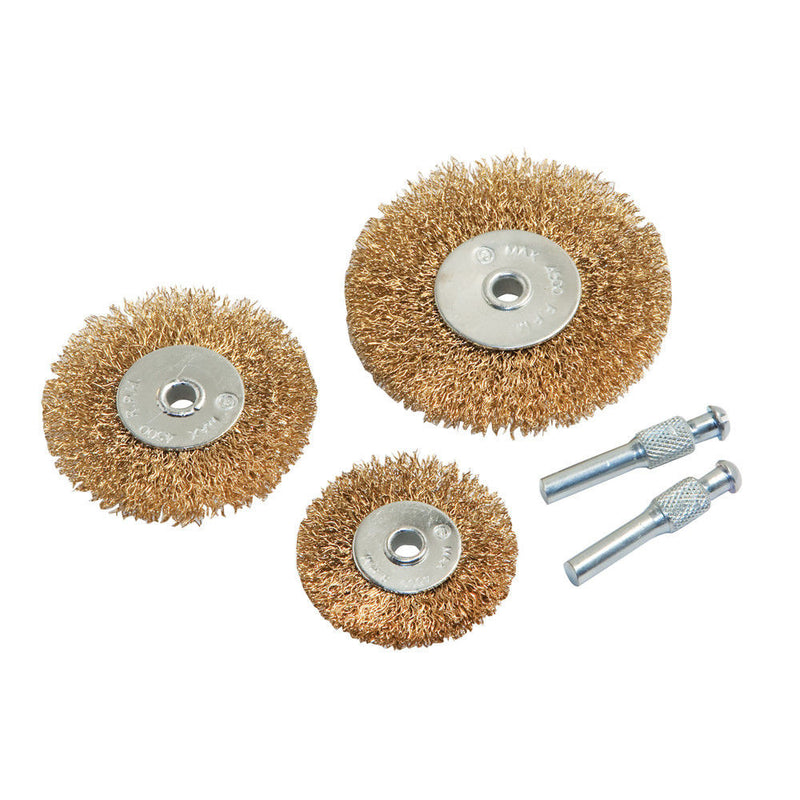 Clarke 1801562 CHT562 - 3 piece Wire Brush Set