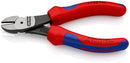 KNIPEX 74 02 140 High Leverage Diagonal Cutter with multi-component grips black atramentized 140 mm