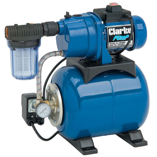 Clarke 7237004 BPT600 1" 600W 50Lpm 35m Head Booster Pump (230V)