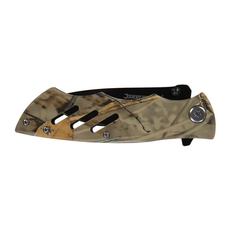 Silverline 746410 Folding Camouflage Pocket Knife