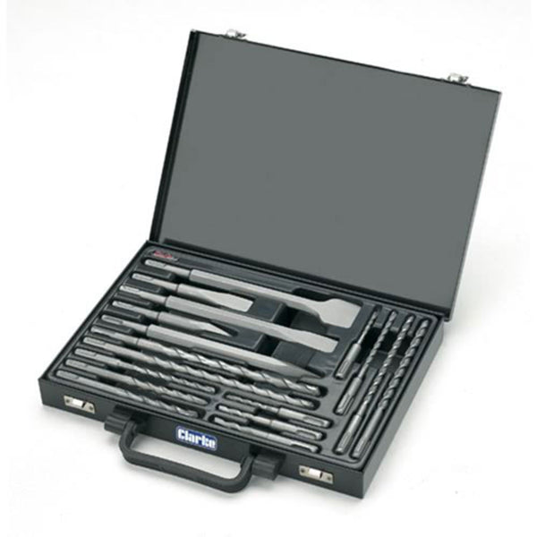 Clarke 1801579 CHT579 - 17 piece SDS+ Drill Bit & Chisel Set