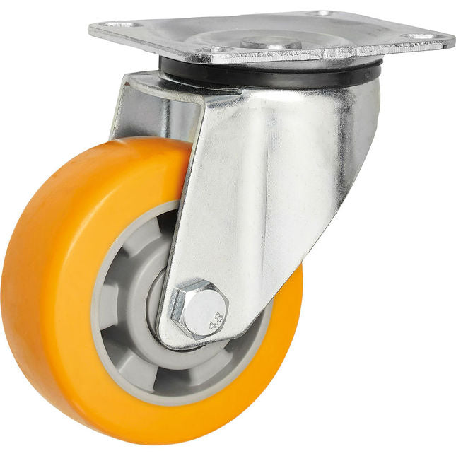 Clarke 4200294 ML100SPU 100mm PU Swivel Castor (200kg)