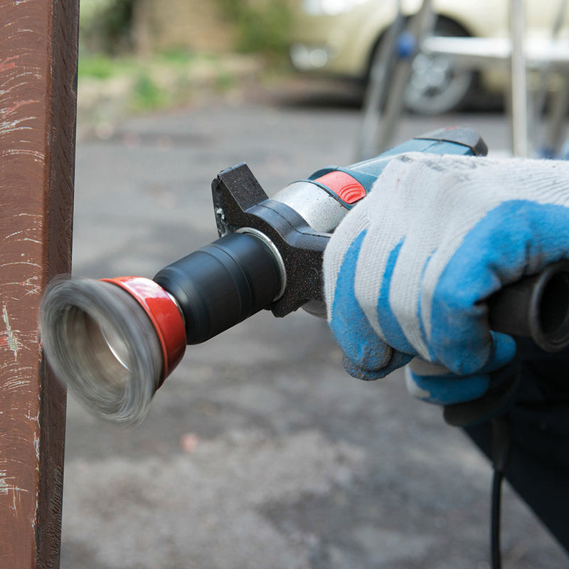 Silverline 763567 Steel Double-Row Twist-Knot Bowl Cup