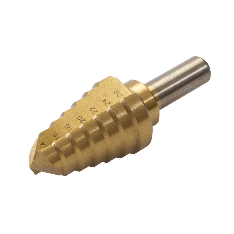 Silverline 763594 Titanium-Coated HSS Step Drill