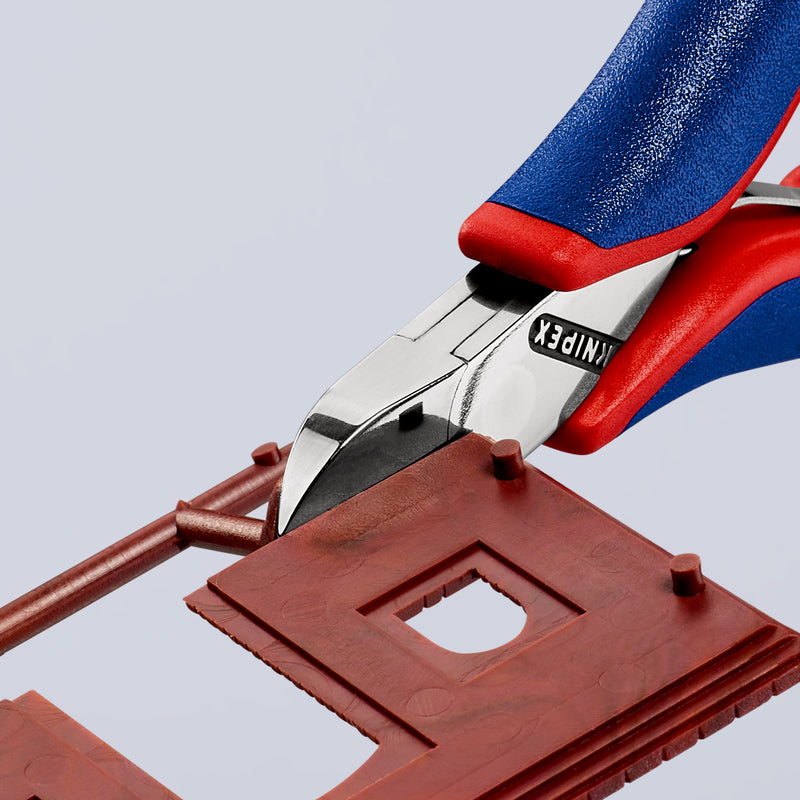 KNIPEX 77 22 115 Electronics Diagonal Cutter with multi-component grips 115 mm