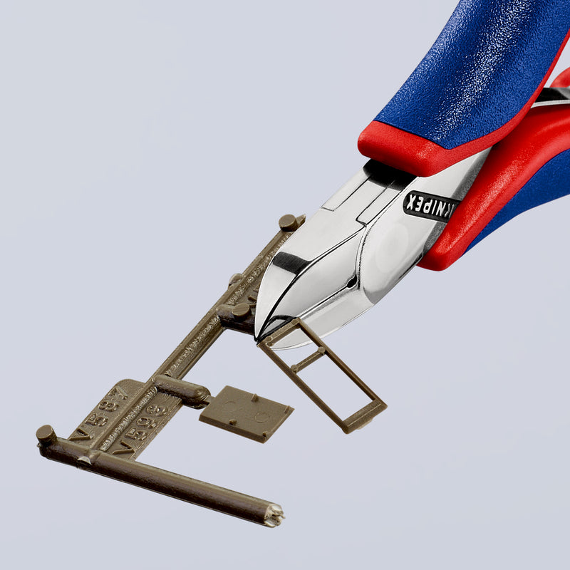 KNIPEX 77 22 115 Electronics Diagonal Cutter with multi-component grips 115 mm