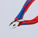 KNIPEX 77 32 130 Electronics Diagonal Cutter with multi-component grips 130 mm