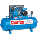 Clarke 2092274 XEV16/200 (O/L) 14cfm 200 Litre 3HP Industrial Air Compressor (230V)
