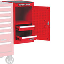 Clarke 7638166 SL26C Cabinet & 2 Drawer Side Locker (Red)