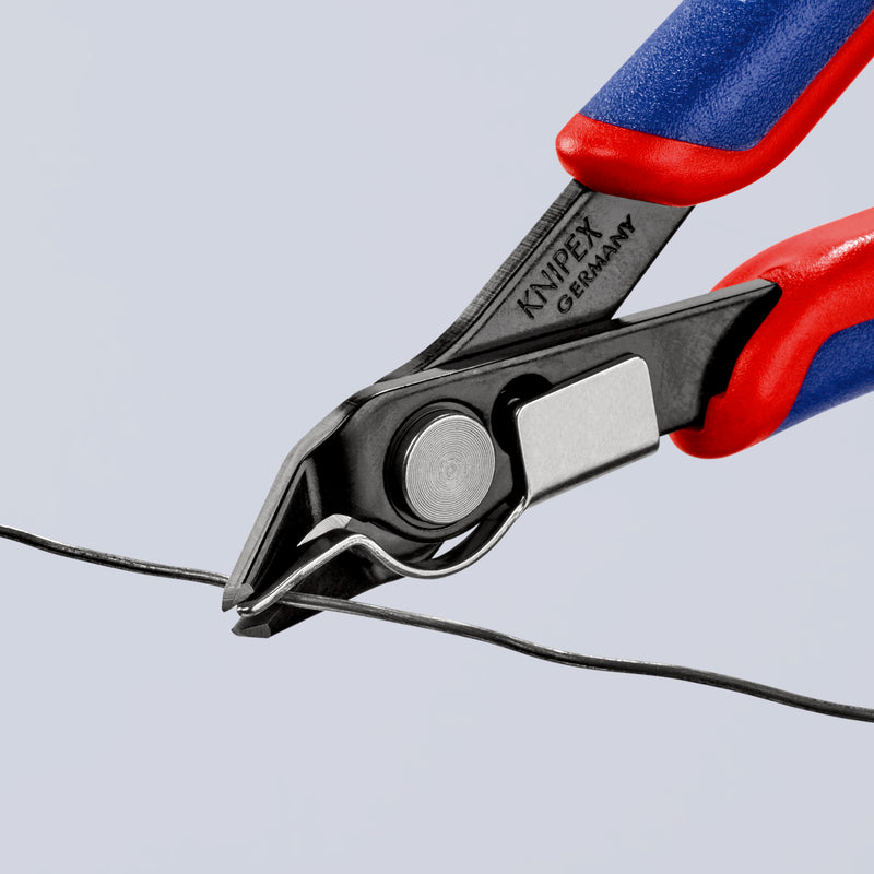 KNIPEX 78 91 125 Electronic Super KnipsÂ¨ with multi-component grips burnished 125 mm
