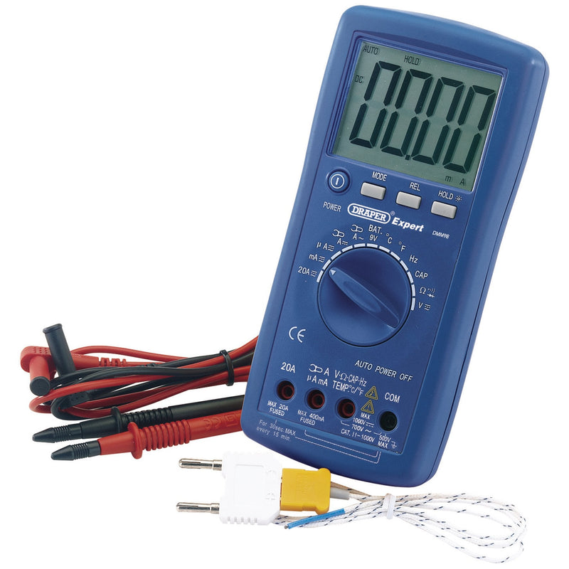 Draper 88813 Crocodile Clip Set for 78998 and 78999 Digital Multimeters