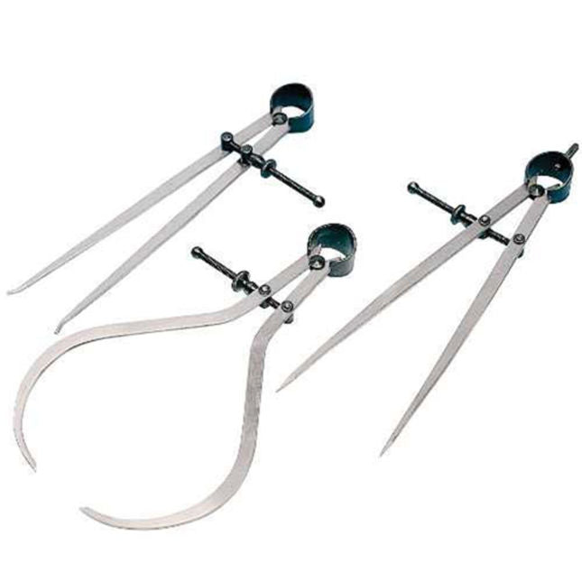 Clarke 1700328 ET153 - 3 Piece 200mm Spring Caliper Set