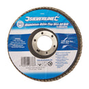 Silverline 792089 Aluminium Oxide Flap Disc