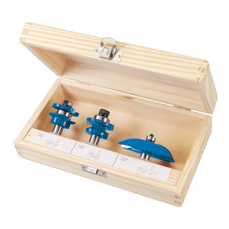 Silverline 793749 1/2" TCT Panel Door Bit Set 3pce