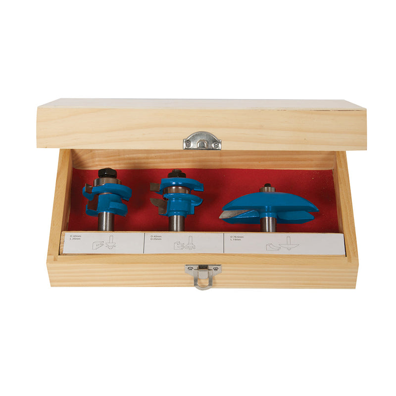 Silverline 793749 1/2" TCT Panel Door Bit Set 3pce