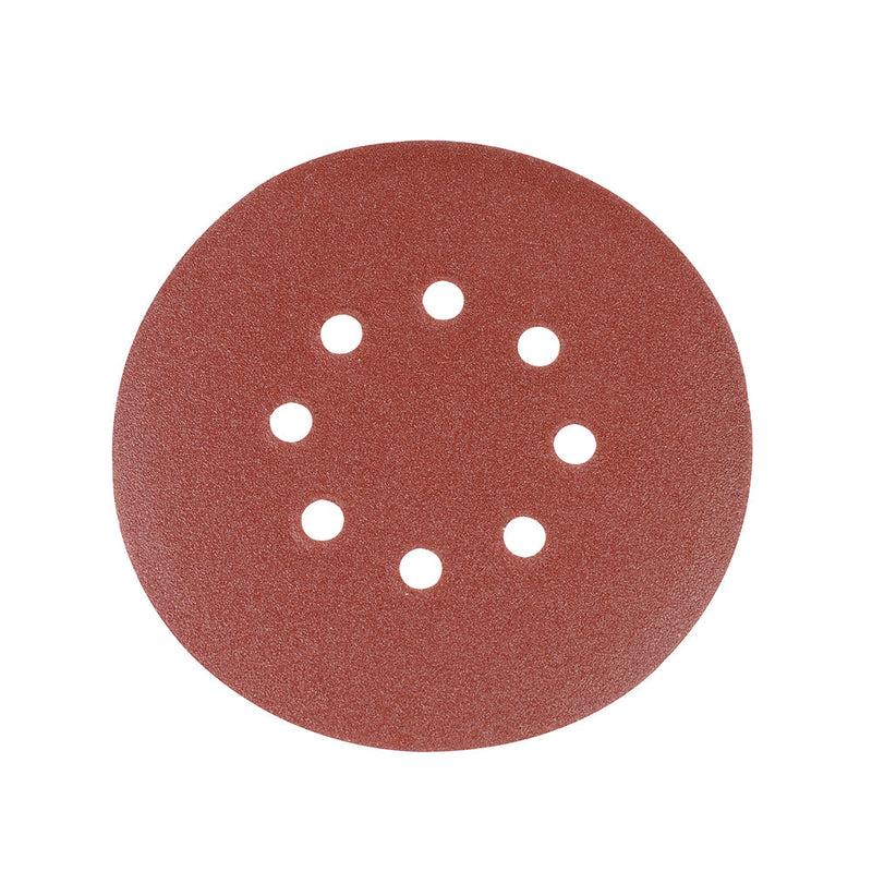 Silverline 793804 Hook & Loop Discs Punched 150mm 10pk