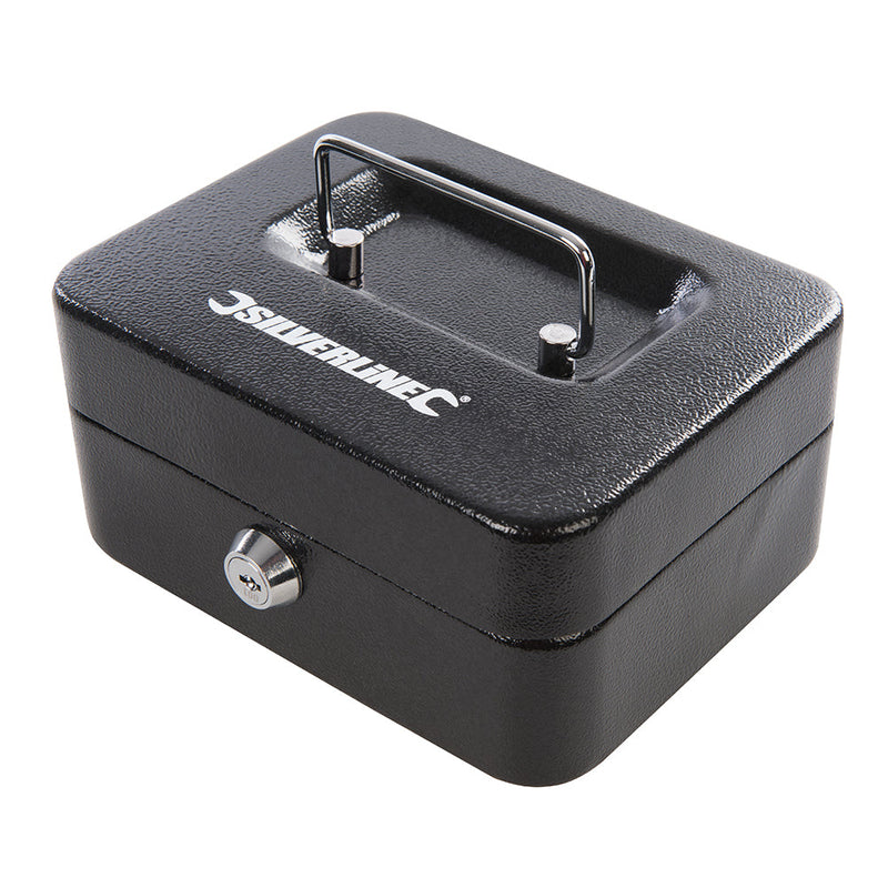 Silverline 795764 Metal Cash & Valuables Box Keyed