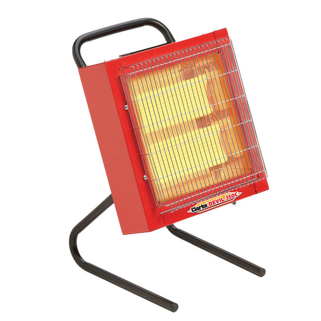 Clarke 6920252 Devil 350C 2.4kW Ceramic Heater (230V)