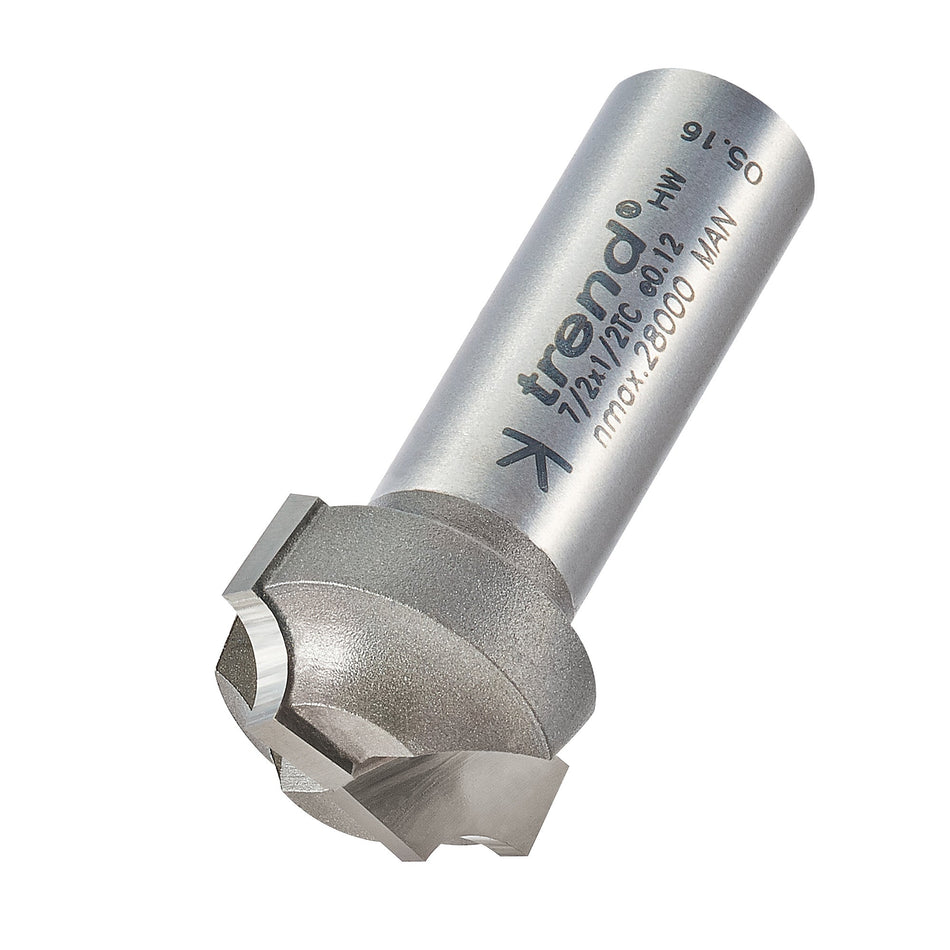 Trend Tools 7/2X1/2TC Ovolo Rounding Over Cutter 5Mm Radius