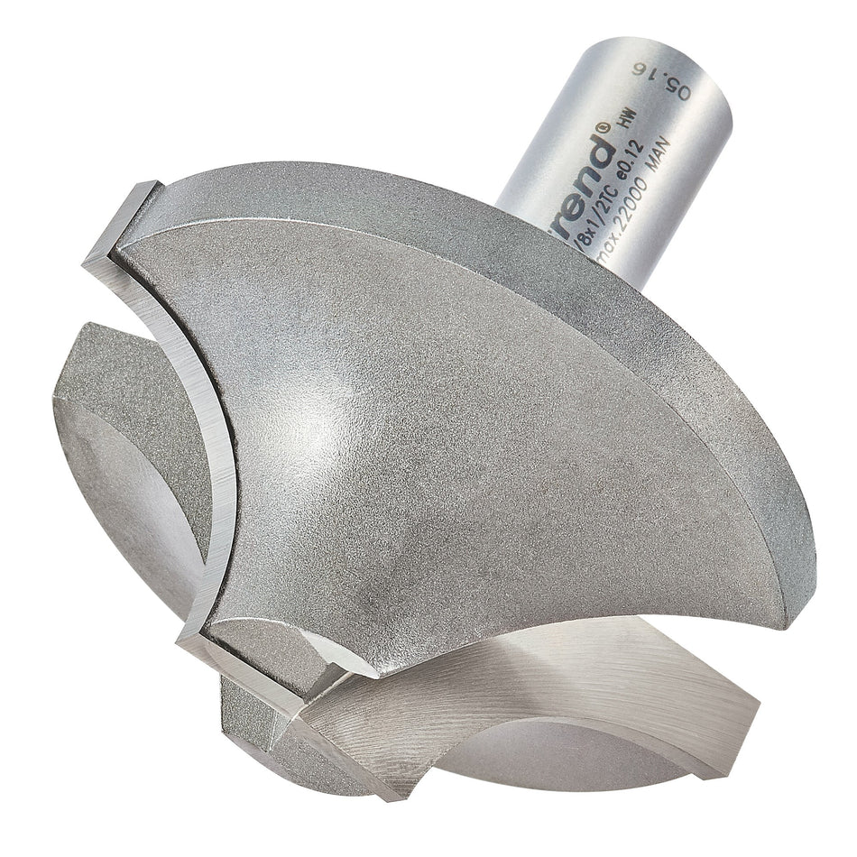 Trend Tools 7/8X1/2TC Ovolo Rounding Over Cutter 20Mm Radius