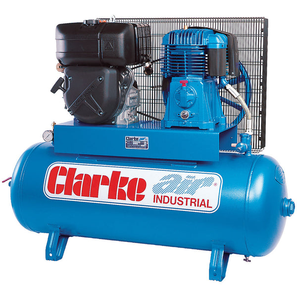 Clarke 2085281 SD26K150 25cfm 150 Litre 8.4HP Diesel Stationary Air Compressor