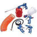 Clarke 3110157 KIT1100 5 Piece Air Tool Kit With Gravity Fed Spray Gun