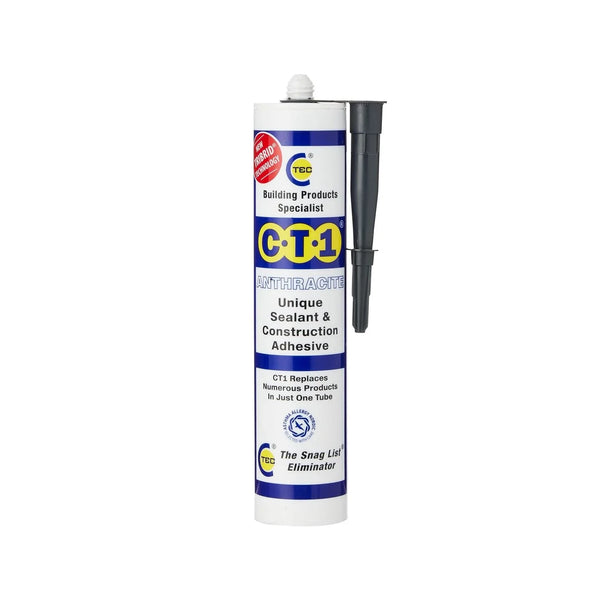 CT1 Anthracite Sealant & Adhesive Tribrid Multi-purpose Sealant, 290ml 1/2/3/6/12 Pack