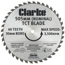 Clarke 3401994 505mm TCT Circular Saw Blade for CLS505