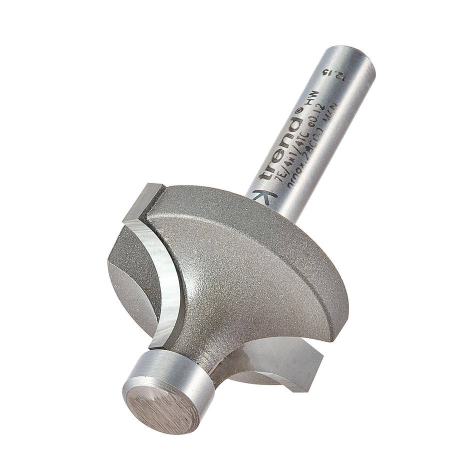 Trend Tools 7E/4X1/4TC Pin Guided Round Over Cutter