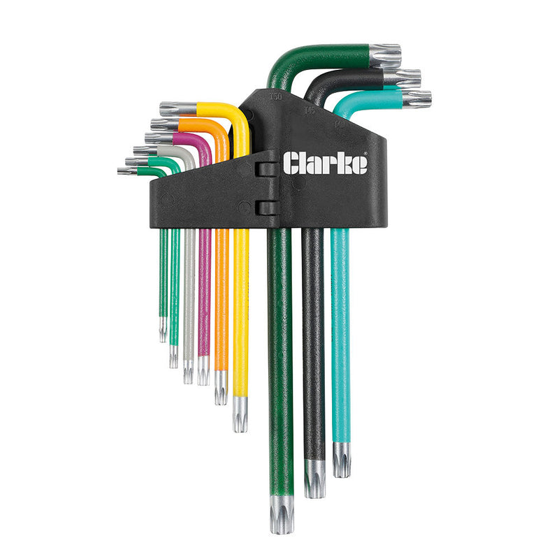 Clarke 1801955 CHT955 9 Piece Torx Key Set