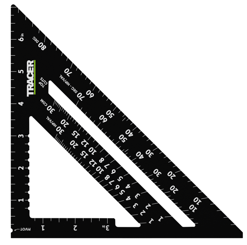 TRACER ASQ7I 7'' Imperial Speed Square