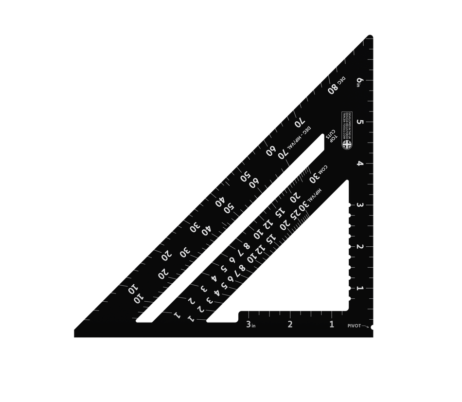 TRACER ASQ7I 7'' Imperial Speed Square
