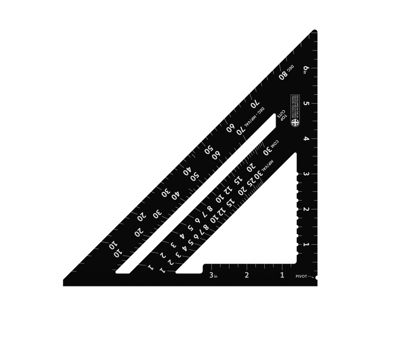 TRACER ASQ7I 7'' Imperial Speed Square