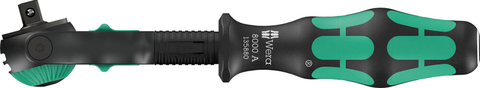 Wera 05135880001 8000 A Black Edition Zyklop Speed Ratchet with 1/4" drive