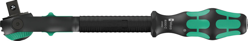 Wera 05135882001 8000 C Black Edition Zyklop Speed Ratchet with 1/2" drive
