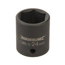 Silverline 801153 Impact Socket 1/2" Drive 6pt Metric