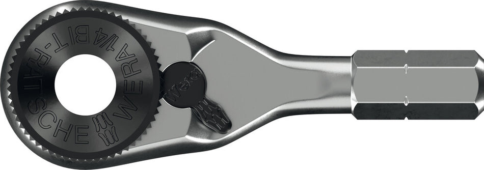Wera 05003662001 8011 Zyklop Mini 4 Bit ratchet, 1/4"