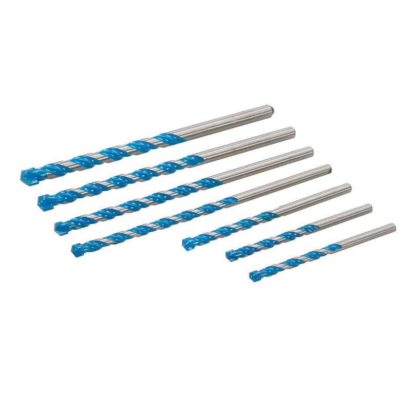 Silverline 802322 Multi Construction Drill Bit Set 7pce