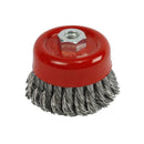 Clarke 1801554 CHT554 - 80mm Wire Cup Brush (M14)