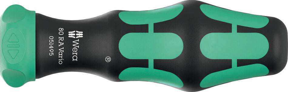 Wera 05051495001 80 RA Vario blade holding handle with ratchet functionality