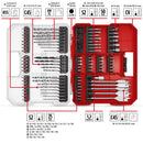 Einhell 49108788 XL-CASE Box Set 95pcs LS Bit-drill-nut set