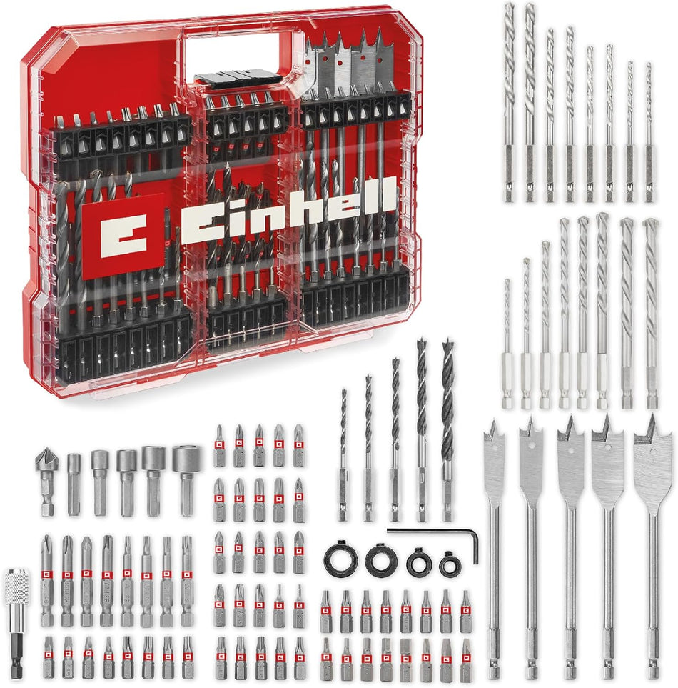 Einhell 49108788 XL-CASE Box Set 95pcs LS Bit-drill-nut set