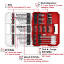 Einhell 49108788 XL-CASE Box Set 95pcs LS Bit-drill-nut set