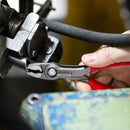 KNIPEX 82 01 150 TwinGrip Front and side gripping plier covered with non-slip plastic grey atramentized 150 mm