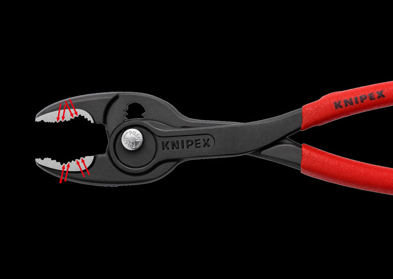 KNIPEX 13 72 8 WireStripper Multifunction Electrician Pliers American style with multi-component grips black atramentized 200 mm