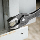 KNIPEX 82 01 250 TwinGrip Front and side gripping plier covered with non-slip plastic grey atramentized 250 mm