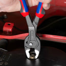 KNIPEX 82 02 250 TwinGrip Front and side gripping plier with comfort handles grey atramentized 250 mm