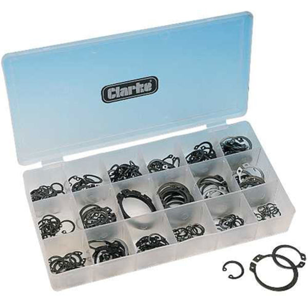 Clarke 1801395 CHT395 - 225 Piece Circlip Assortment
