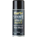 Clarke 6910206 High Temperature Matt Black Stove Paint